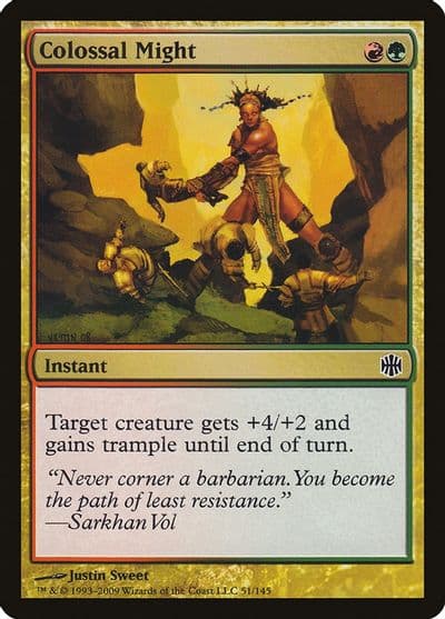Colossal Might Alara Reborn Magic card