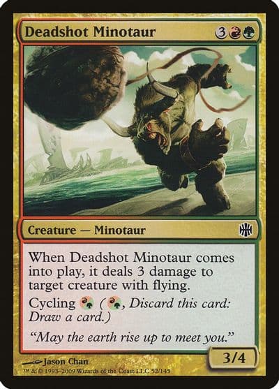 Deadshot Minotaur Alara Reborn Magic card