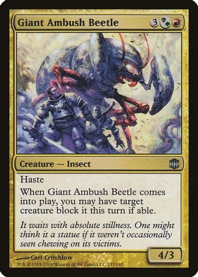 Giant Ambush Beetle Alara Reborn Magic card