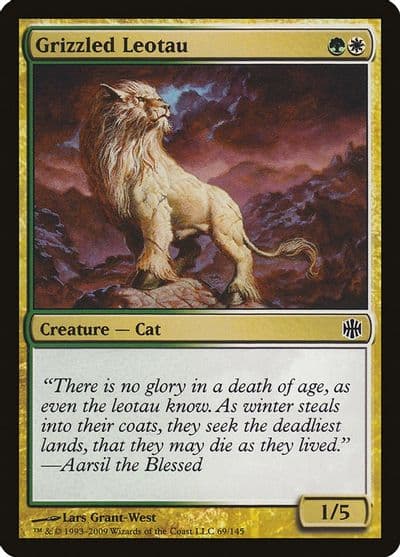 Grizzled Leotau Alara Reborn Magic card