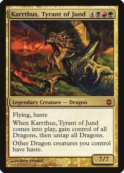 Karrthus Tyrant of Jund Alara Reborn Magic card