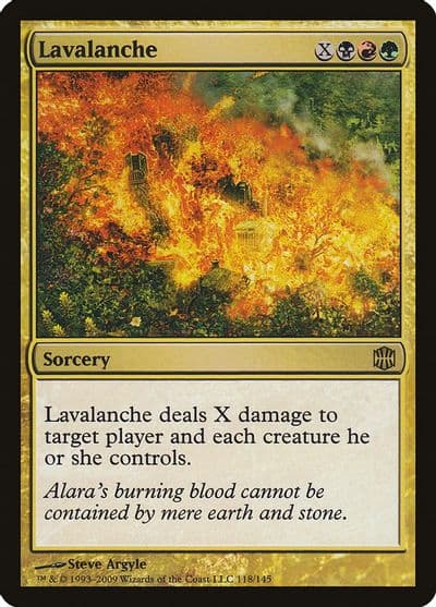Lavalanche Alara Reborn Magic card
