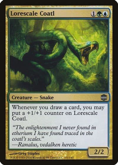 Lorescale Coatl Alara Reborn Magic card