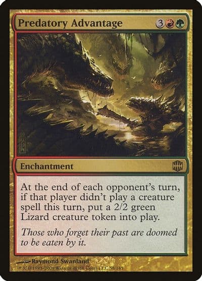 Predatory Advantage Alara Reborn Magic card