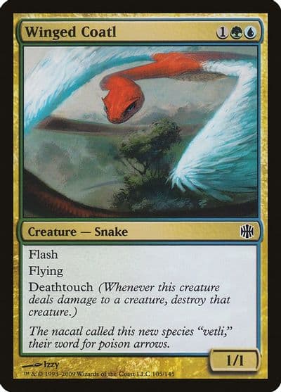 Winged Coatl Alara Reborn Magic card