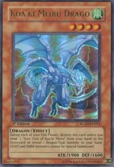 Koaki Meiru Drago Raging Battle Yu-Gi-Oh! card
