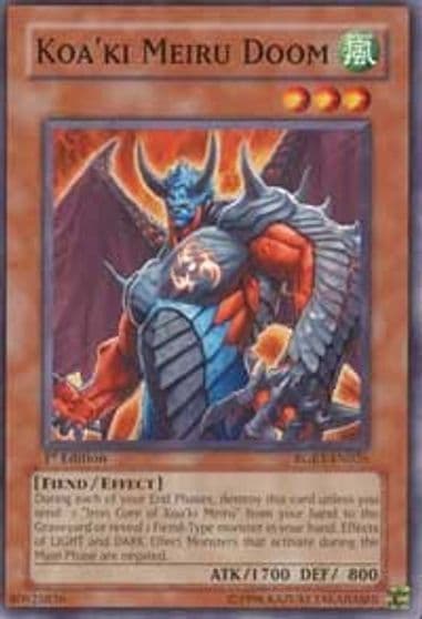 Koaki Meiru Doom Raging Battle Yu-Gi-Oh! card