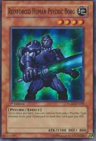 Reinforced Human Psychic Borg Raging Battle Yu-Gi-Oh! card