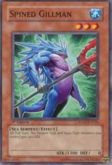 Spined Gillman Raging Battle Yu-Gi-Oh! card