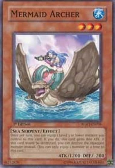 Mermaid Archer Raging Battle Yu-Gi-Oh! card