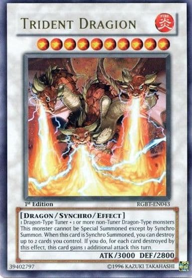 Trident Dragion Raging Battle Yu-Gi-Oh! card