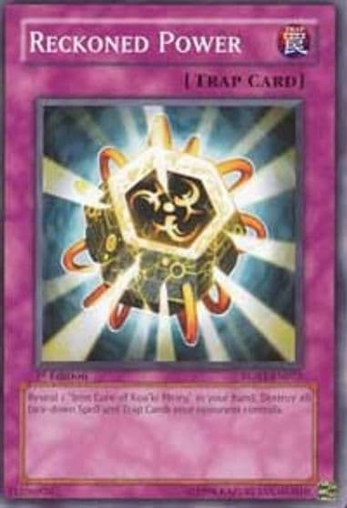 Reckoned Power Raging Battle Yu-Gi-Oh! card