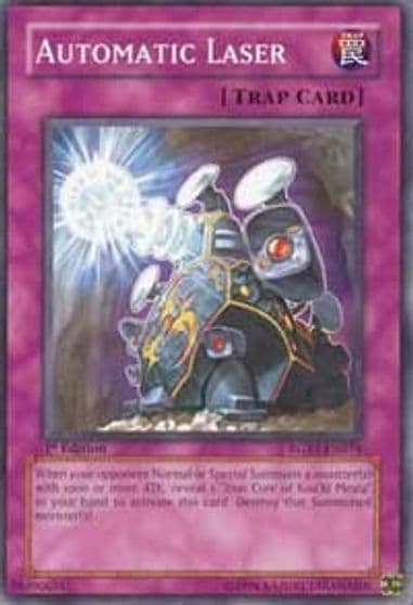 Automatic Laser Raging Battle Yu-Gi-Oh! card