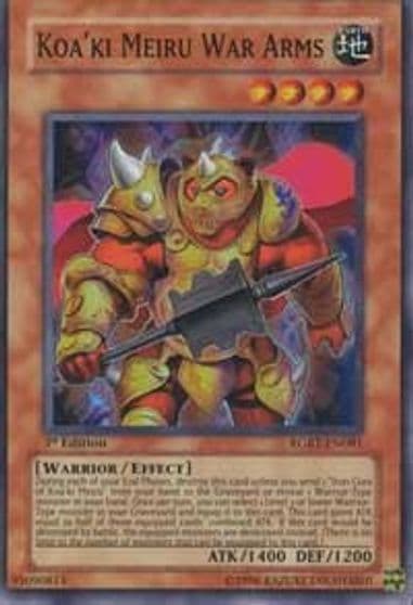 Koaki Meiru War Arms Raging Battle Yu-Gi-Oh! card