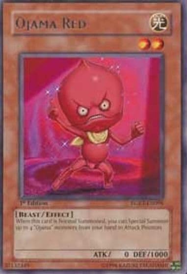 Ojama Red Raging Battle Yu-Gi-Oh! card