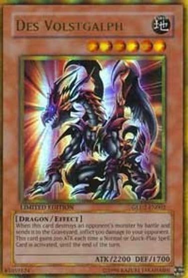 Des Volstgalph Gold Series 2009 Yu-Gi-Oh! card
