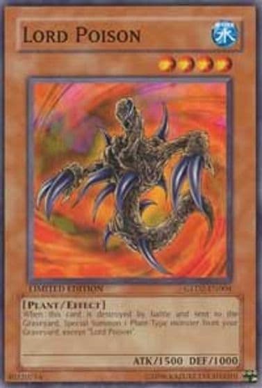 Lord Poison Gold Series 2009 Yu-Gi-Oh! card