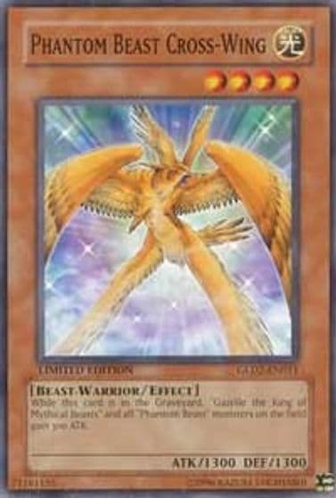 Phantom Beast Cross Wing Gold Series 2009 Yu-Gi-Oh! card