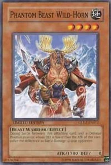 Phantom Beast Wild Horn Gold Series 2009 Yu-Gi-Oh! card