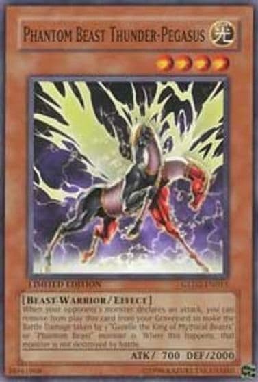 Phantom Beast Thunder Pegasus Gold Series 2009 Yu-Gi-Oh! card