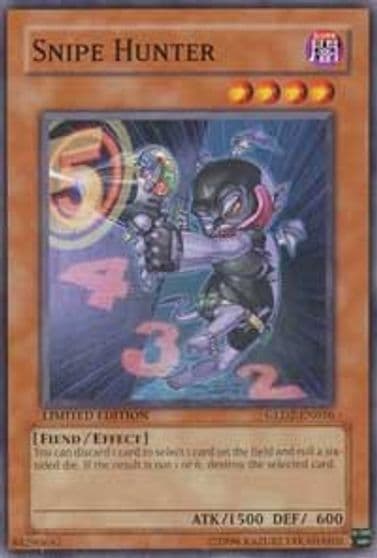 Snipe Hunter Gold Series 2009 Yu-Gi-Oh! card