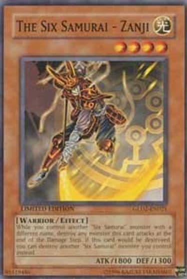 The Six Samurai Zanji Gold Series 2009 Yu-Gi-Oh! card