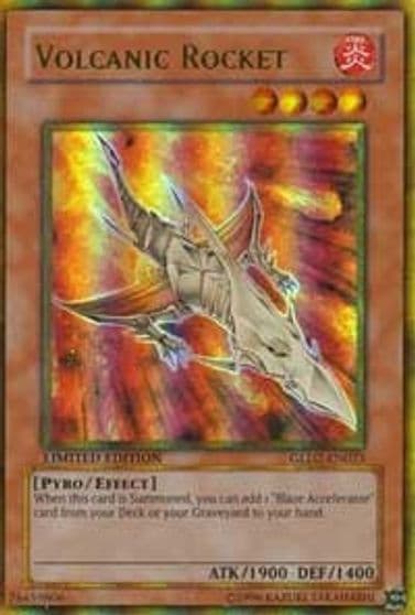 Volcanic Rocket Gold Series 2009 Yu-Gi-Oh! card