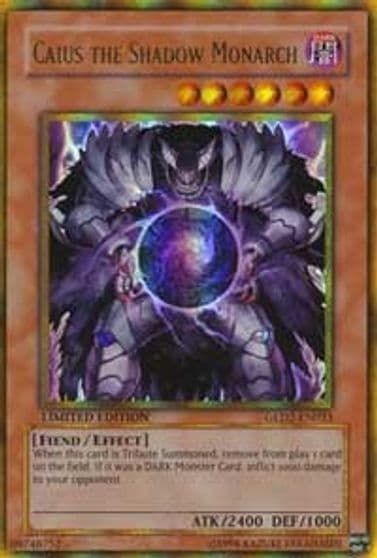 Caius the Shadow Monarch Gold Series 2009 Yu-Gi-Oh! card