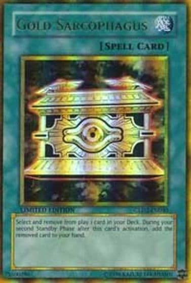 Gold Sarcophagus Gold Series 2009 Yu-Gi-Oh! card