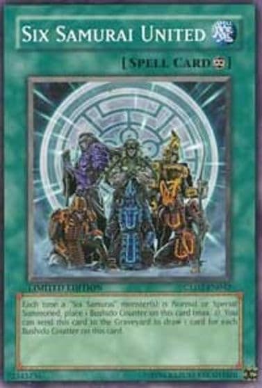 Six Samurai United Gold Series 2009 Yu-Gi-Oh! card