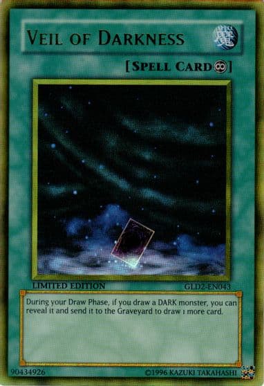 Veil of Darkness Gold Series 2009 Yu-Gi-Oh! card