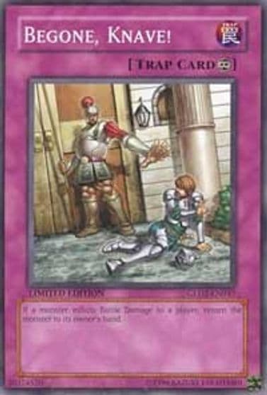 Begone Knave Gold Series 2009 Yu-Gi-Oh! card