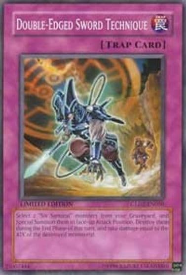 Double Edged Sword Technique Gold Series 2009 Yu-Gi-Oh! card