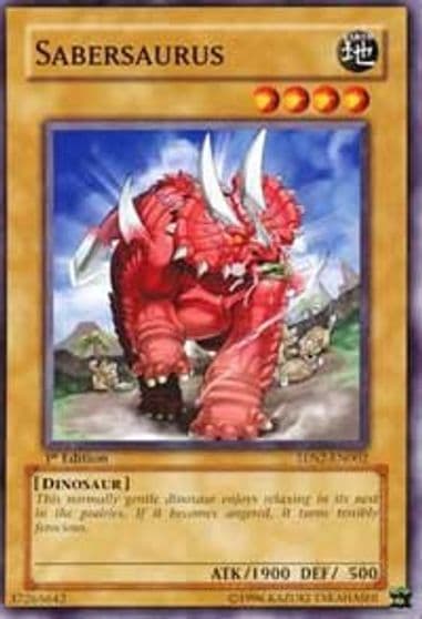 Sabersaurus 5D's Starter Deck 2009 Yu-Gi-Oh! card