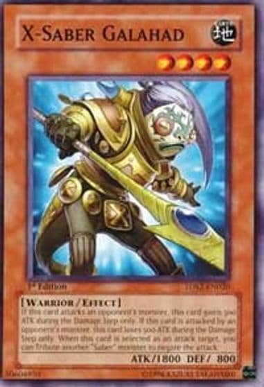 X Saber Galahad 5D's Starter Deck 2009 Yu-Gi-Oh! card