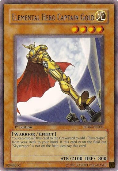 Elemental Hero Captain Gold Duelist Pack 6: Jaden Yuki 3 Yu-Gi-Oh! card