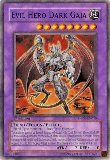 Evil Hero Dark Gaia Duelist Pack 6: Jaden Yuki 3 Yu-Gi-Oh! card