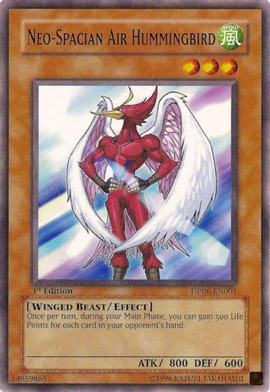 Neo Spacian Air Hummingbird Duelist Pack 6: Jaden Yuki 3 Yu-Gi-Oh! card