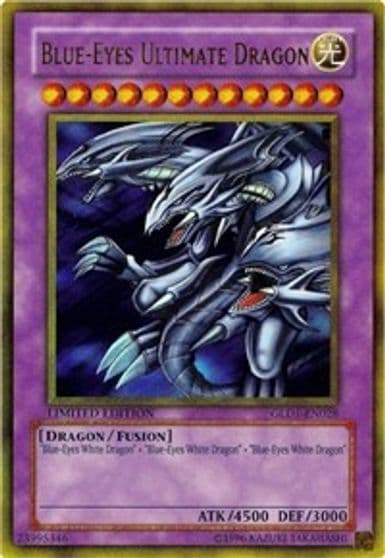 Blue Eyes Ultimate Dragon Gold Series 2008 Yu-Gi-Oh! card
