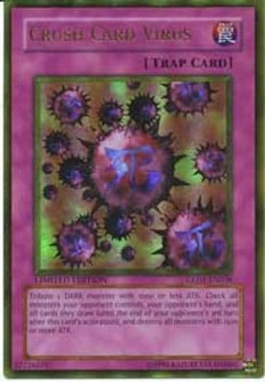 Crush Card Virus Gold Series 2008 Yu-Gi-Oh! card
