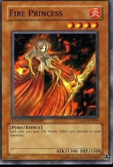 Fire Princess Gold Series 2008 Yu-Gi-Oh! card