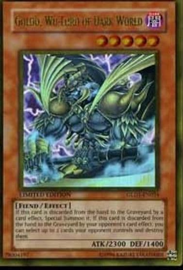 Goldd Wu Lord of Dark World Gold Series 2008 Yu-Gi-Oh! card