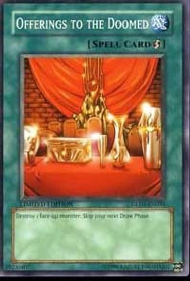Offerings to the Doomed Gold Series 2008 Yu-Gi-Oh! card