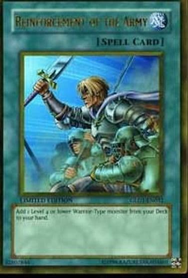Reinforcement of the Army Gold Series 2008 Yu-Gi-Oh! card