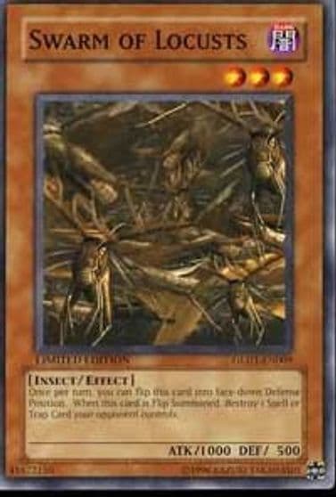 Swarm of Locusts Gold Series 2008 Yu-Gi-Oh! card