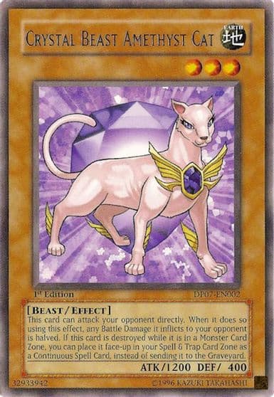 Crystal Beast Amethyst Cat Duelist Pack 7: Jesse Anderson Yu-Gi-Oh! card