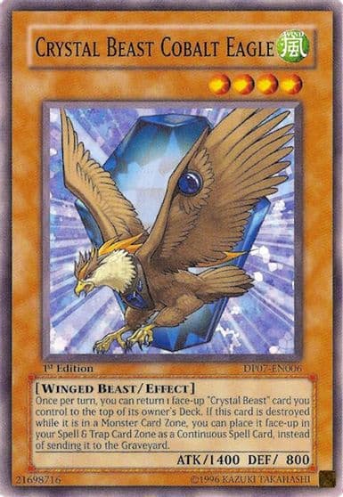 Crystal Beast Cobalt Eagle Duelist Pack 7: Jesse Anderson Yu-Gi-Oh! card