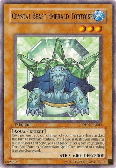 Crystal Beast Emerald Tortoise Duelist Pack 7: Jesse Anderson Yu-Gi-Oh! card