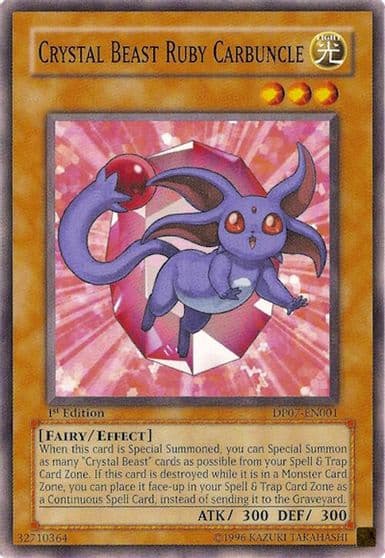 Crystal Beast Ruby Carbuncle Duelist Pack 7: Jesse Anderson Yu-Gi-Oh! card