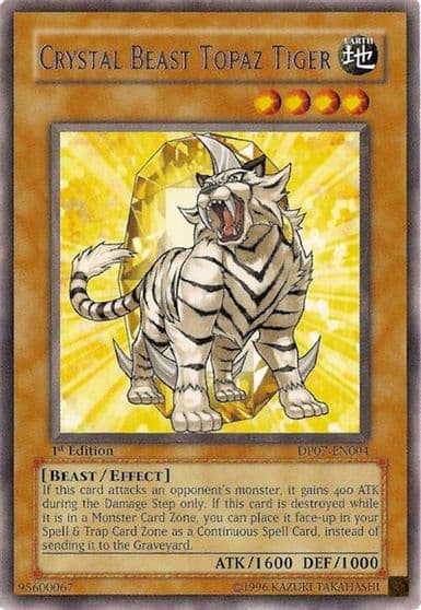 Crystal Beast Topaz Tiger Duelist Pack 7: Jesse Anderson Yu-Gi-Oh! card